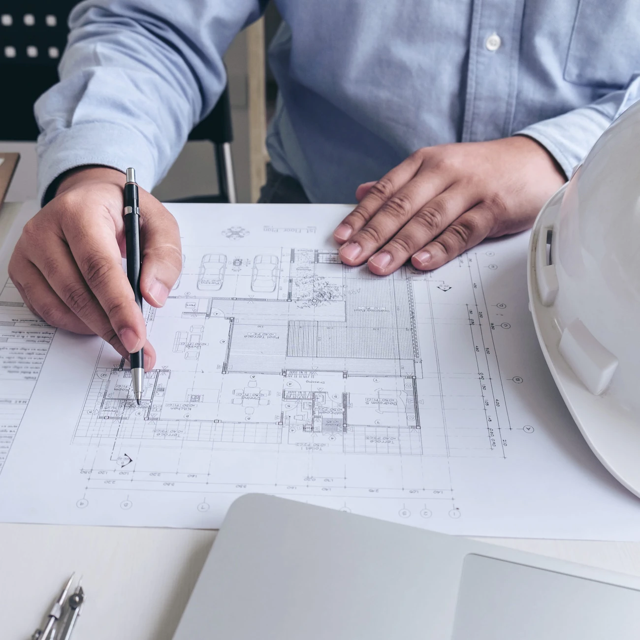 Bouwtekening aangepaste woning